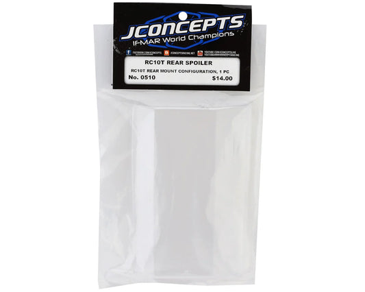 JConcepts RC10T 1/10 Stadium Truck Spoiler (Clear) (Rear Mount Configuration)