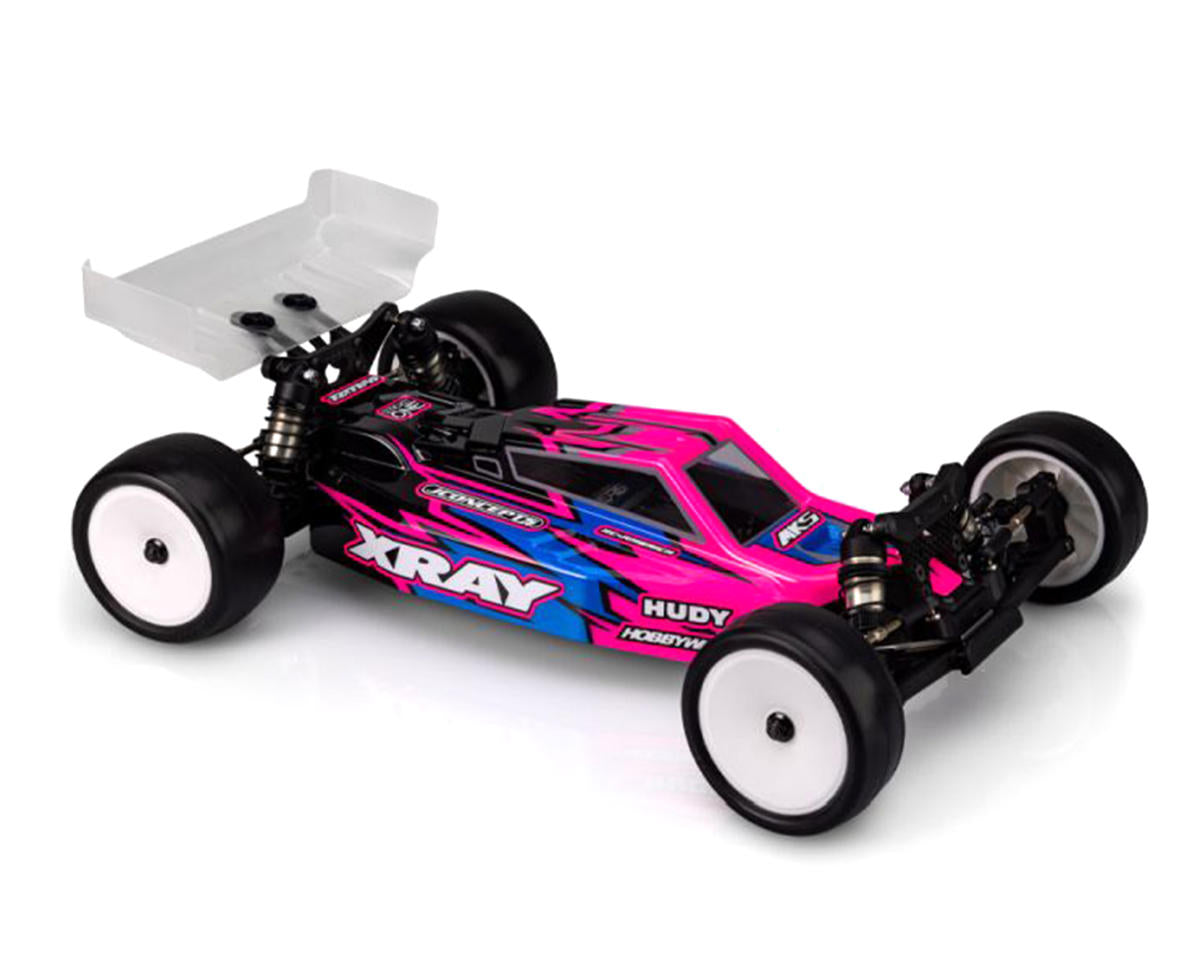 JConcepts XRAY XB2 2025 "F2" 1/10 Buggy Body (Clear) w/Two Wings
