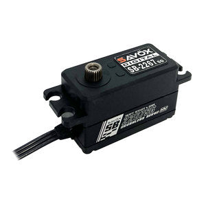 SAVOX High Voltage, Steel Gear, Monster Low Profile Servo with Soft Start, 0.065sec / 444.4oz @ 8.4V  SAVSB2267SGP
