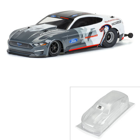 Proline 1/16 2021 Ford Mustang Cobra Jet Clear Body: Losi Mini Drag Car