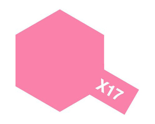 TAMIYA Acrylic X-17 Pink Paint, 23ml Bottle TAM81017