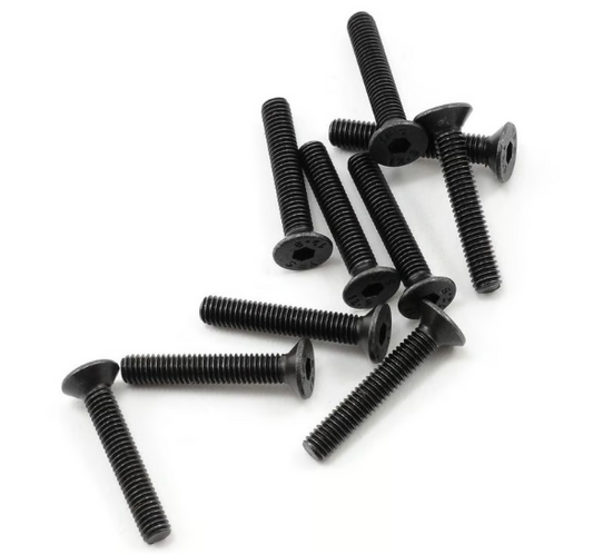 ProTek RC 3x18mm "High Strength" Flat Head Screws (10)