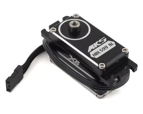 MKS Servos X6 HBL599SL Brushless Titanium Gear Low Profile Digital Servo (High Voltage)
