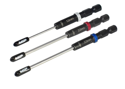 MIP Gen 2 Speed Tip Hex Driver Power Tool Tip Set (Metric) (1.5, 2.0 & 2.5mm) MIP9612