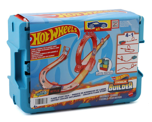 Mattel Hot Wheels Fire-Themed Track Set w/Hot Wheel Car