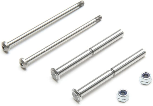 TLR Front Hinge Pin and King Pin Set, Polished: All 22