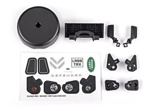 TRAXXAS GRILLE/SIDE MIRRORS/LIGHT RET