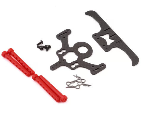 NEXX Racing Kyosho Mini-Z Lexan Pan Car Body Mount & Damper Plate (98-102mm)