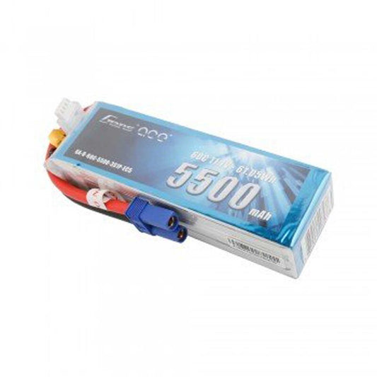 GENS ACE 5500mAh 11.1V 60C 3S1P Lipo Battery Pack with EC5