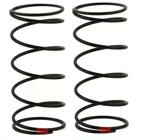 TEAM ASSOCIATED 13mm FRONT SHOCK SPRING, RED 4.0 4.0lb/in [L44, 6.25T, 1.2D]