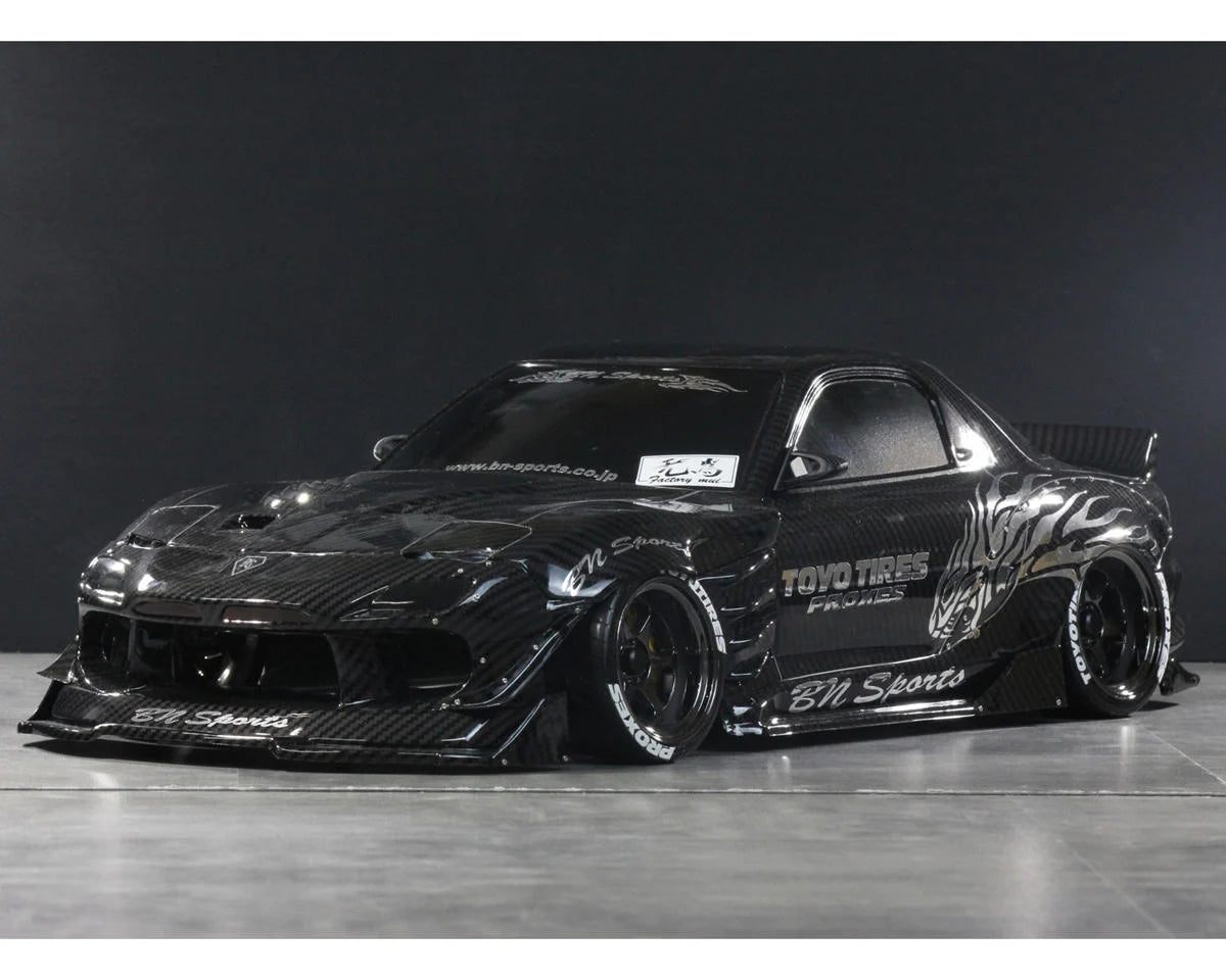 Pandora RC 1/10 Mazda RX-7 FD3S BN Sports Drift Body Set (Carbon Fiber Dipped) (257-260mm)