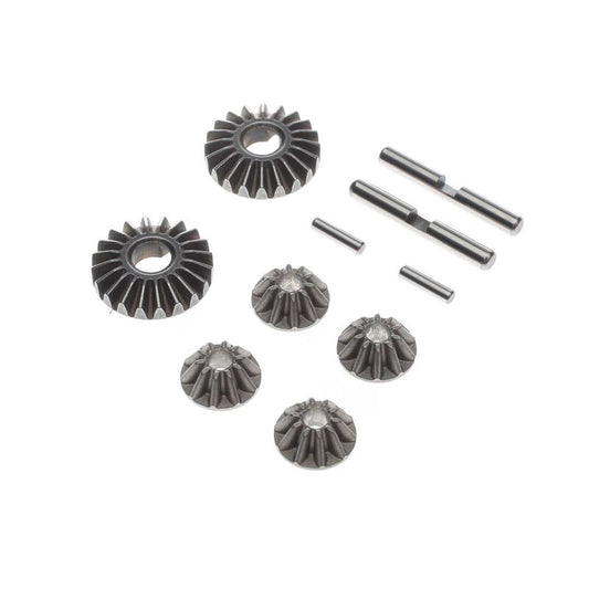 TLR Gear Set, G2 Gear Diff, Metal: 22