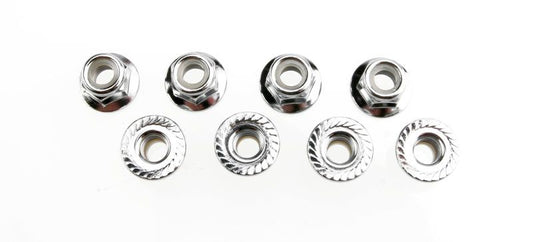 TRAXXAS NUTS, 5MM FLANGED NYLON LOCKIN