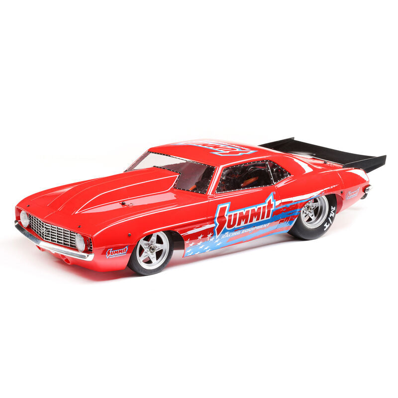 LOSI 69 Camaro 22S Drag Car, RTR, Summit: 1/10 2WD Red