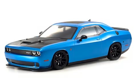 OPEN BOX SPECIAL KYOSHO 1/10 Fazer Mk2 FZ02L 2015 Dodge SRT Challenger Hellcat ReadySet (Blue) w/Syncro KT-231P Radio KYO34415T2