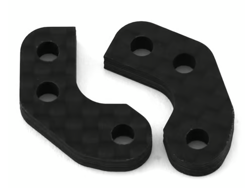 Team Associated RC10B7 Factory Team Caster Block Link Mounts (-1mm) (2)