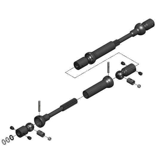MIP Center Drive Kit, 120mm-145mm w/ 5mm Hubs