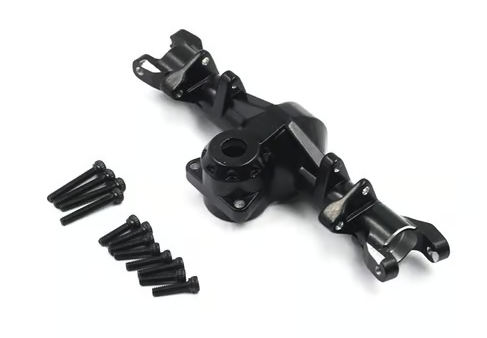 Yeah Racing SCX24 Aluminum Front Axle Housing (Black)