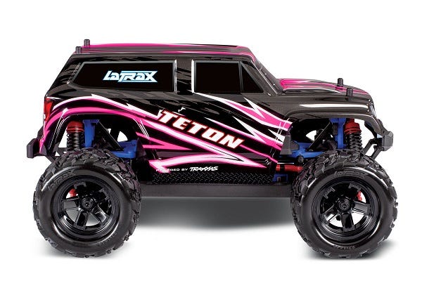 LATRAX 1/18 TETON WITH AC CHARGER PINK