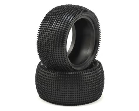 Schumacher Cactus 2.2" Rear 1/10 Buggy Carpet Tire (2) (Yellow)