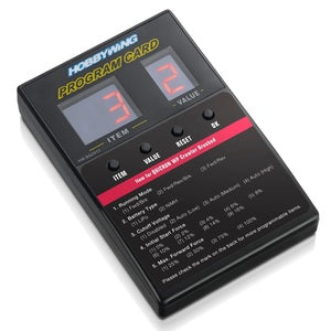 Hobbywing LED Program Card