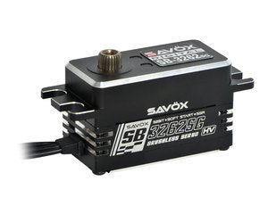 High Torque, High Voltage, Brushless Servo, Black Edition, .065sec/486.1oz@8.4V SAVSB3262SG-BE