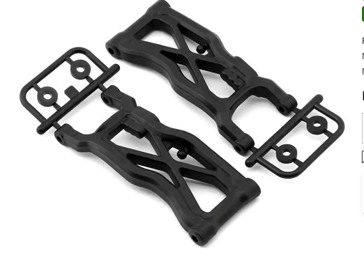 Team Associated RC10B7 Rear Suspension Arms (2)