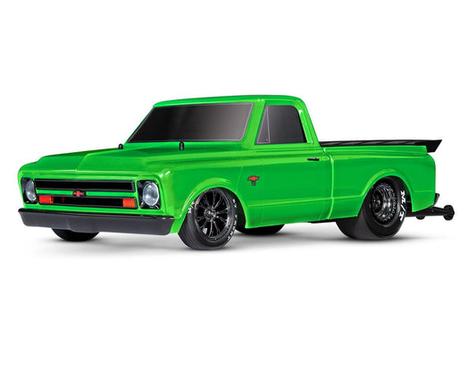 Traxxas Drag Slash 1/10 2WD RTR No Prep Truck w/1967 Chevrolet C10 Body w/TQi 2.4GHz Radio & TSM Green
