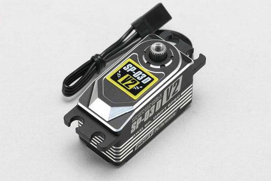 SP03D V2 RWD Drift Spec Servo Brushless Programmable Digital BLACK (Low profile size) 13kg [Yokomo] SP-03DV2
