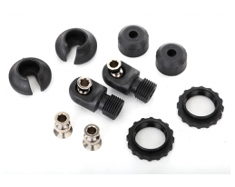 Caps & spring retainers, GTS shocks (upper cap (2)/ hollow balls (4)/ bottom cap (2)/ upper retainer (2)/ lower retainer (2))