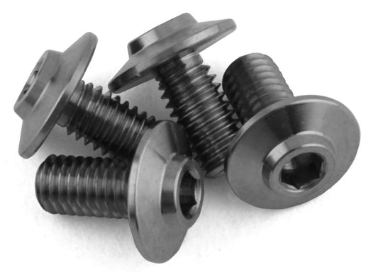 1UP Racing Titanium Pro Duty Lockdown Head Screws (4) (3x6mm) 1UP700021