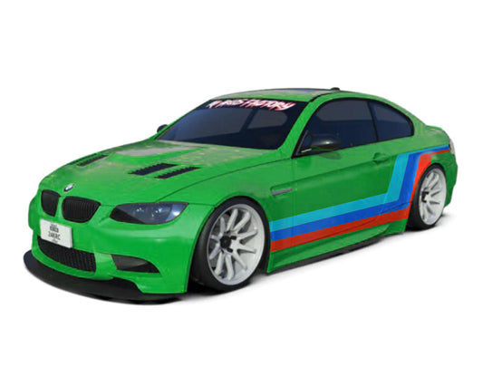 24K RC Technology 1/10 BMW E92/M3 Stock Full Drift Body Set (Clear) (260mm Wheelbase)