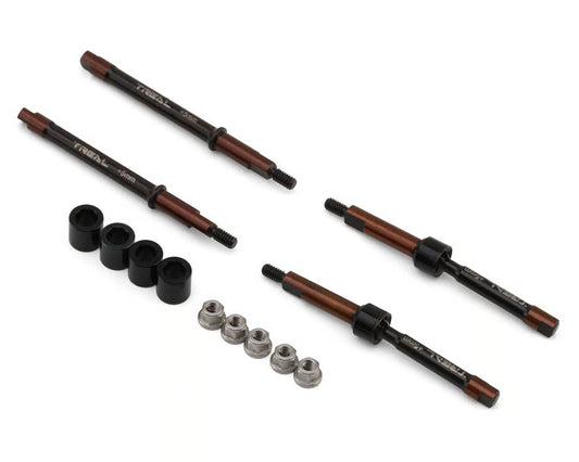 Treal Hobby Axial SCX30 Extended Harden Steel CVD Axle Shafts Set (+5mm)