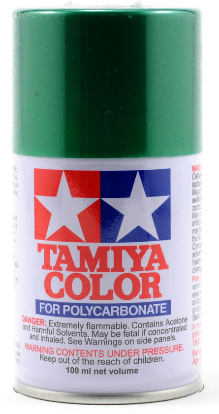 Tamiya PS-17 Metallic Green Lexan Spray Paint (100ml) TAM86017