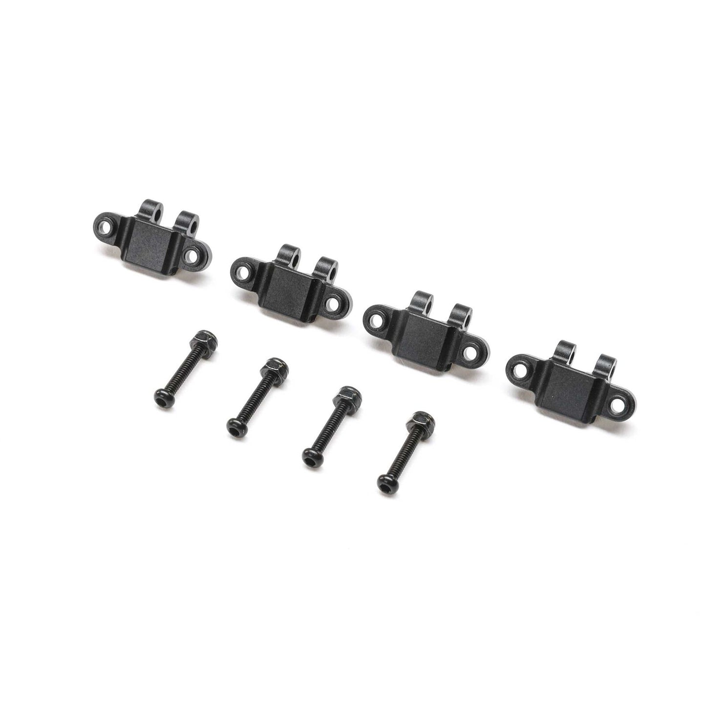 TLR Aluminum Lower Shock Mount, Black: Mini LMT (4) TLR314009