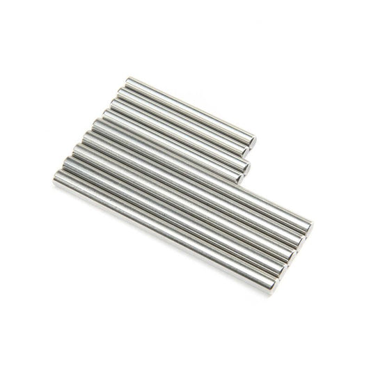 TLR Hinge Pin Set, Polished: 22X-4 TLR234124