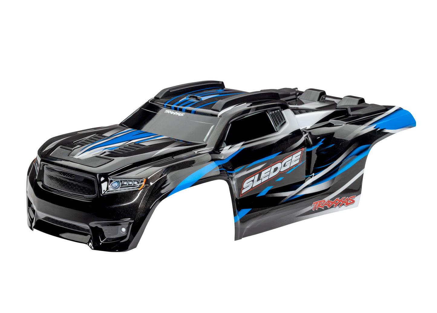 TRAXXAS BODY, SLEDGE BLUE COMPLETE