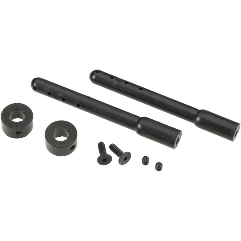DURATRAX Nylon Body Post, Black 2.5" (2) DTXC2616