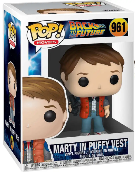 Funko Back to the Future POP! Movies Marty in Puffy Vest Vinyl Figure #961