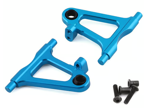 Yeah Racing Tamiya TT-02 Aluminum Front Lower Suspension Arms (Blue) (2)