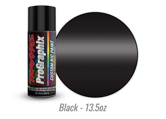 TRAXXAS Body paint, ProGraphix™, black (13.5oz)