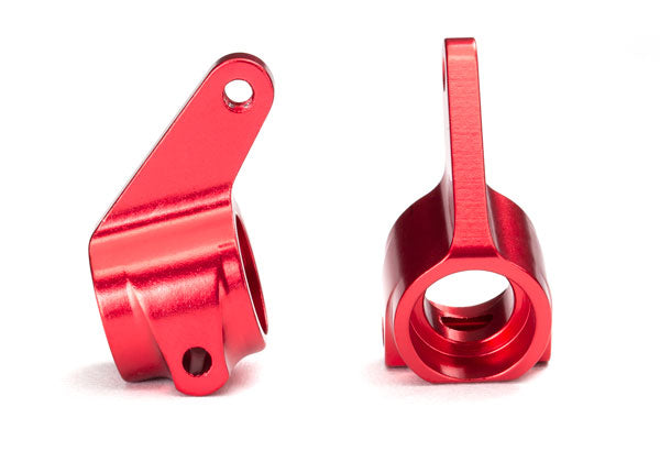 TRAXXAS STEERING BLOCK ALUMINUM RED