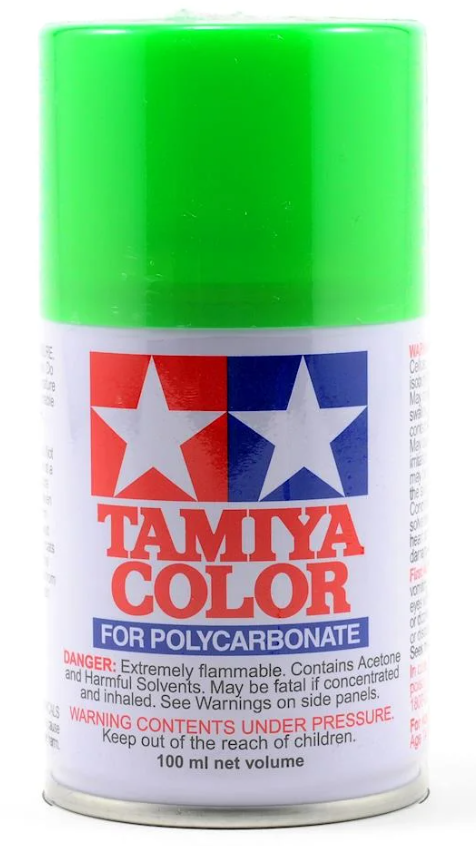 Tamiya PS-28 Fluorescent Green Lexan Spray Paint (100ml) TAM86028
