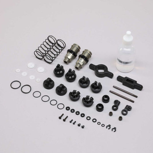 TLR 36.5mm Shock Set, G3, 3mm, TiCN (2) TLR233063