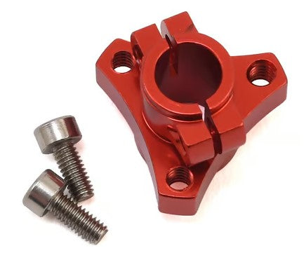 CRC 1/12 Double Clamp Left Hub (Red) 3331