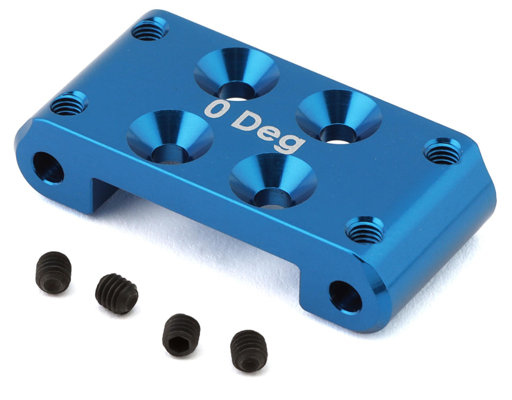Team Associated RC10B7 Factory Team Aluminum Front Bulkhead (0 Deg) ASC92436