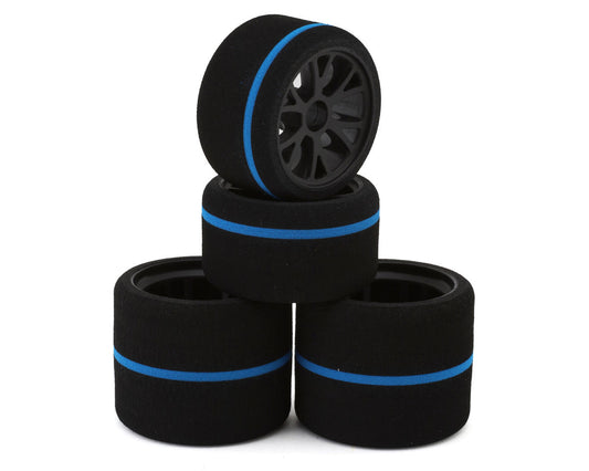 eXcelerate 1/12 Pan Car Pre-Mounted Front & Rear Foam Tires Combo (Spec)