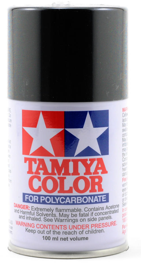 Tamiya PS-23 Gun Metal Lexan Spray Paint (100ml) TAM86023