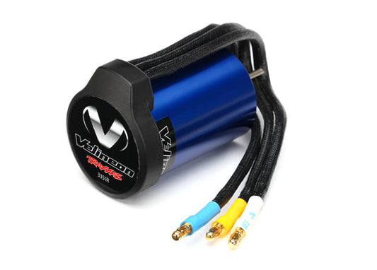 TRAXXAS Motor, Velineon 3500, brushless (assembled with 12-gauge wire and gold-plated bullet connectors)