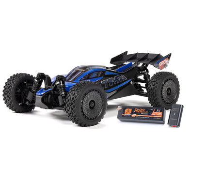 TYPHON GROM 223S BLX Brushless 4X4 Small Scale Buggy RTR with Battery & Charger, Blue ARA2306ST2